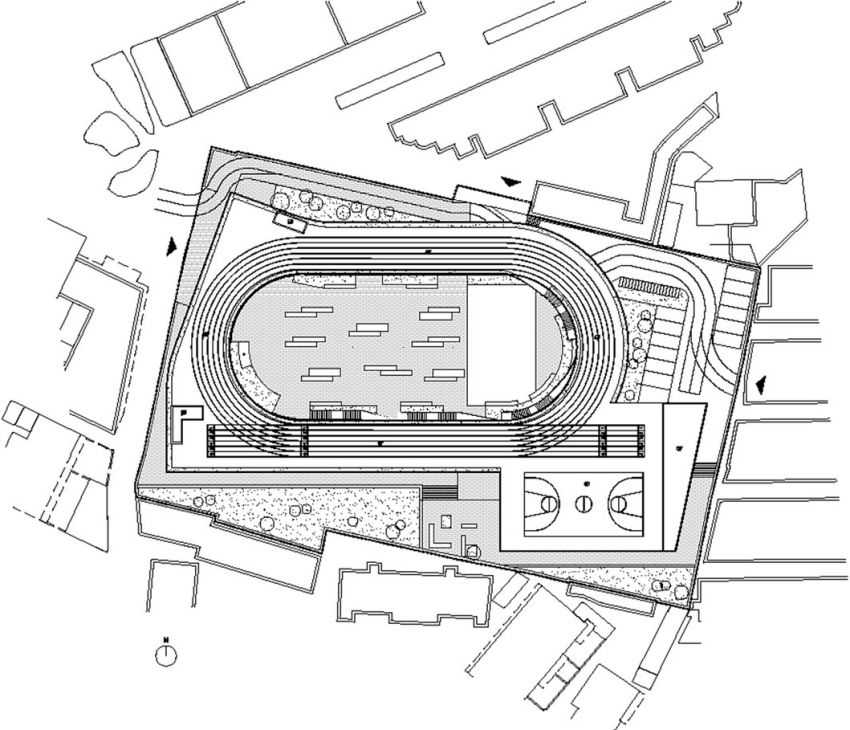 把操场搬上屋顶!浙江天台第二小学首建空中跑道 | 设计赏析
