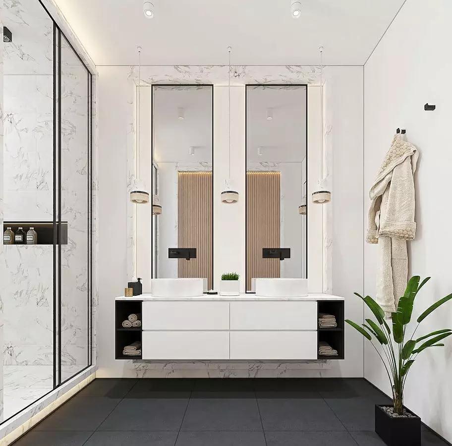 30款双人洗漱台,极具设计感! | 家装搭配