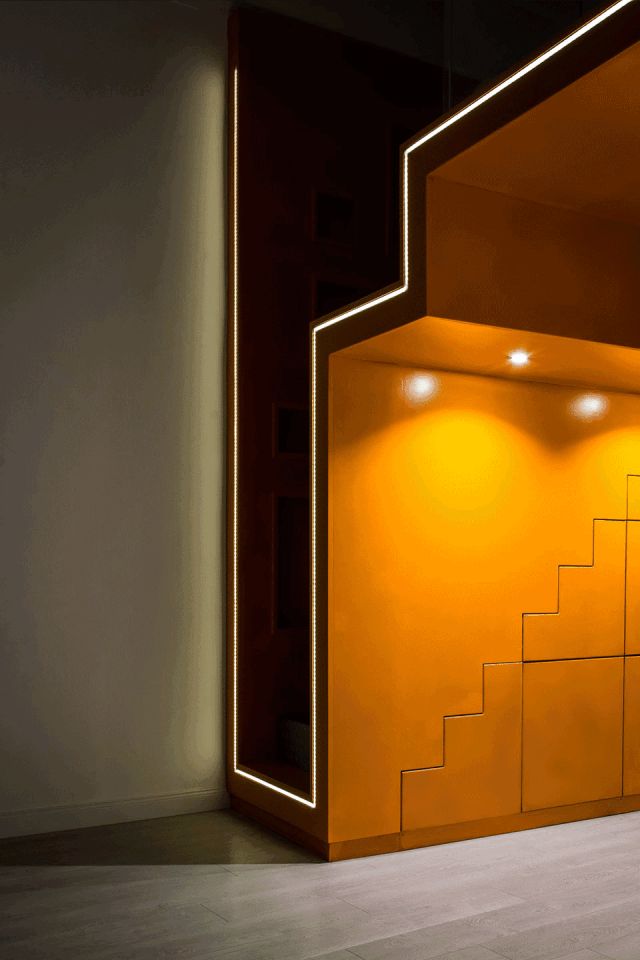 简约 LOFT,灯带这样设计太有创意了! | 设计赏析