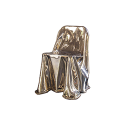 Calia Bronze Draped Chair Kelly Wearstler