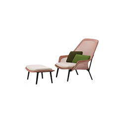slow &̤ slow lounge chair and ottoman ά vitraƷ Ronan & Erwan Bouroullec ʦ