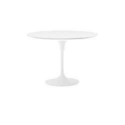  saarinen dining table white laminate knoll Eero Saarinen