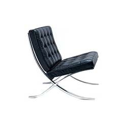  barcelona chair chrome plated knoll Ludwig Mies van der Rohe