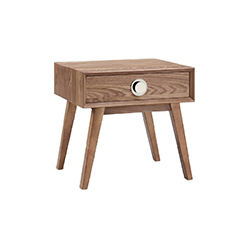 victory 1 drawer side table 