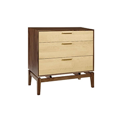 soho 3鴲ͷ copeland soho 3 drawer nightstand Copeland Furniture 